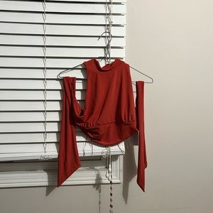 Dynamite Backless Bare Halter Top (brand new; tags attached)